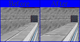 Aligning the floor and ceiling is an important part of detailing.